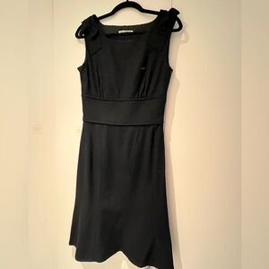 Jil Sander Black 100% Wool Dress